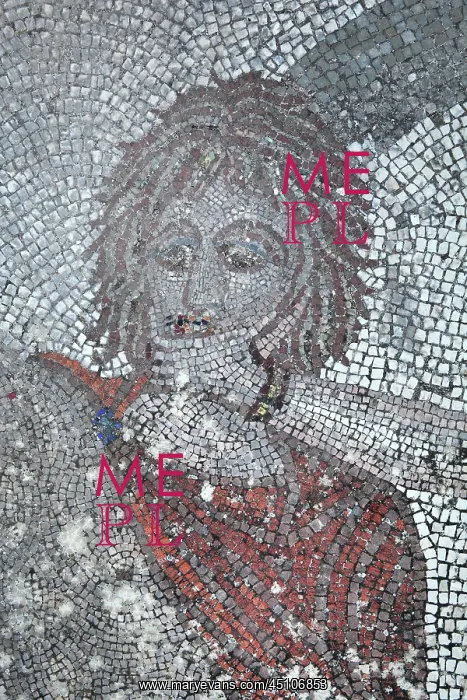 : Abduction of Hylas mosaic, House of the Procession : Abduction of Hylas mosaic, House of the Procession