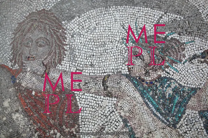 : Abduction of Hylas mosaic, House of the Procession : Abduction of Hylas mosaic, House of the Procession