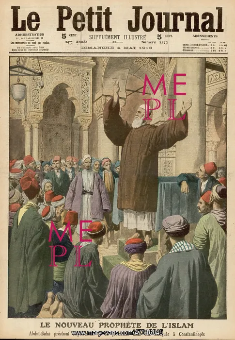 : ABDUL BAHA PREACHING : ABDUL BAHA PREACHING