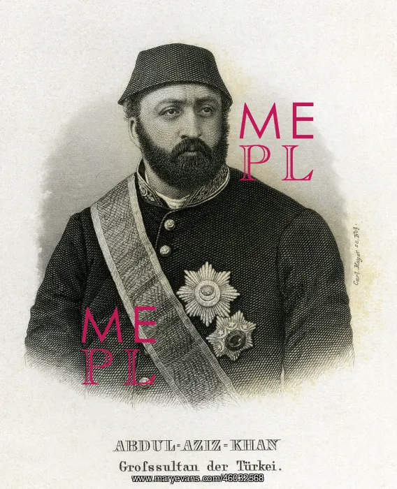 : Abdulaziz, 9.2.1830 - 4.6.1876, sultan of the : Abdulaziz, 9.2.1830 - 4.6.1876, sultan of the