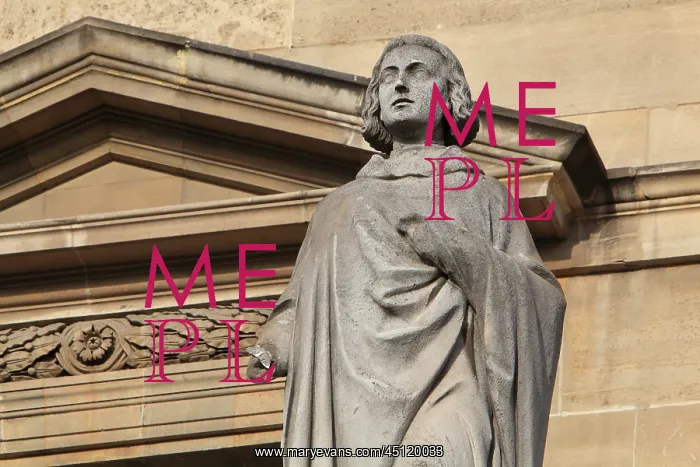 : Abelard statue, Cour Napoleon, Louvre, Paris, France : Abelard statue, Cour Napoleon, Louvre, Paris, France