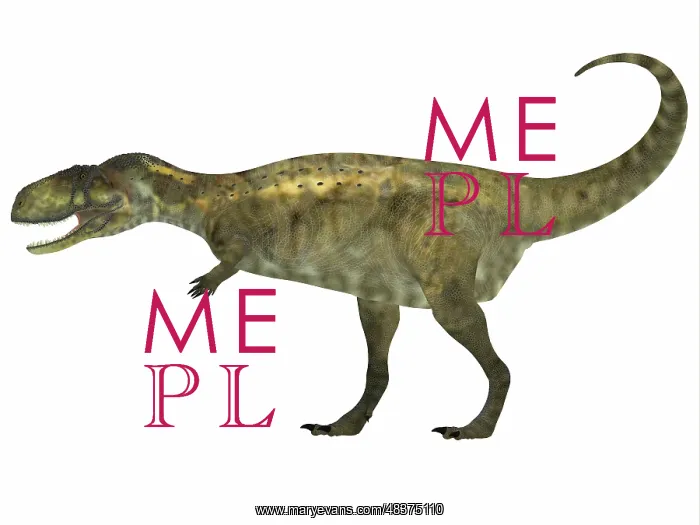 : Abelisaurus dinosaur, white background : Abelisaurus dinosaur, white background
