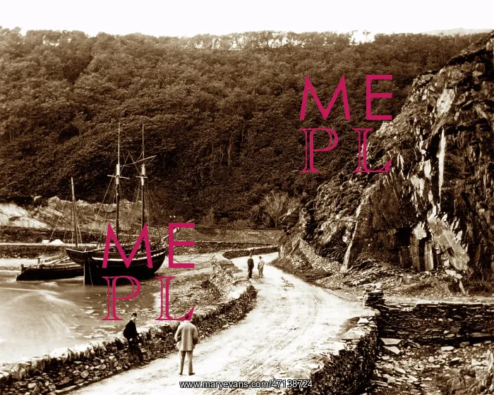 : Aberamffra Harbour, Wales, in the 1860s