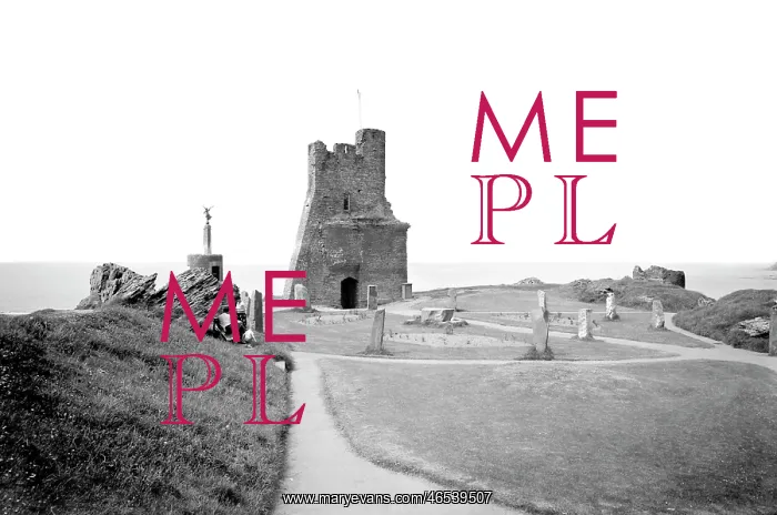  : Aberystwyth, Castle Ruins and Eisteddfod Circle 1964