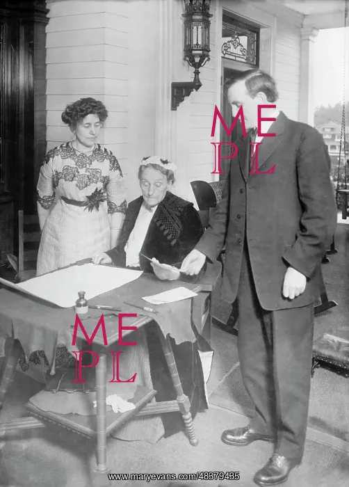 : Abigail Scott Duniway signing Oregon's Equal Suffrage : Abigail Scott Duniway signing Oregon's Equal Suffrage