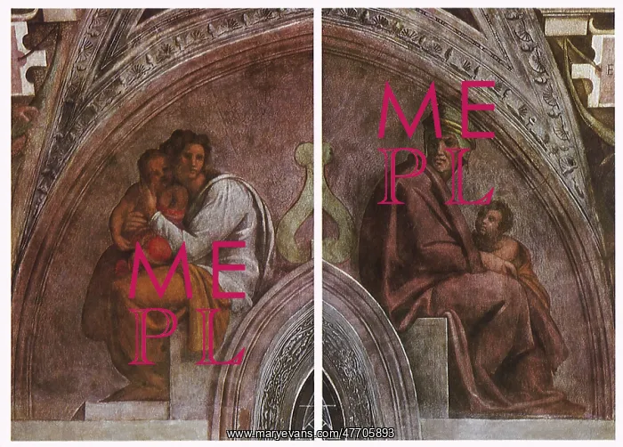 : Abiud and Eliakim, by Michelangelo