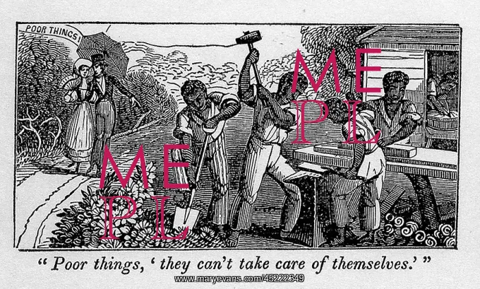 : Abolitionist cartoon satirizing slave holders ? : Abolitionist cartoon satirizing slave holders ?