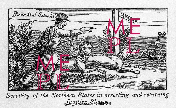 : Abolitionist political cartoon attacking ? : Abolitionist political cartoon attacking ?