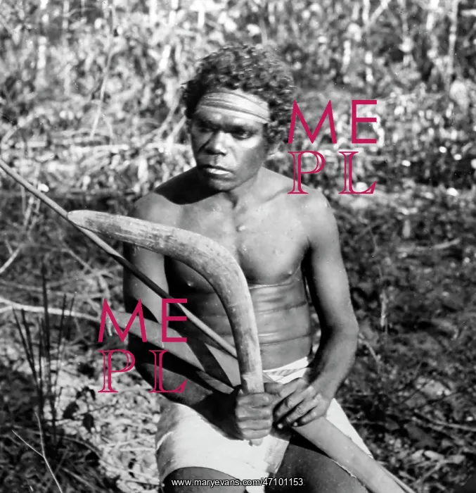  : Aboriginal man, Australia, Victorian period
