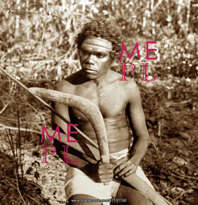  : Aboriginal man, Australia, Victorian period