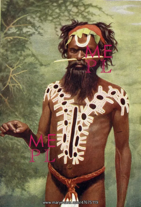 : Aboriginal medicine man, Australia : Aboriginal medicine man, Australia
