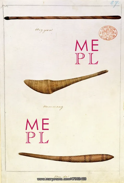 : Aboriginal weapons and implements : Aboriginal weapons and implements