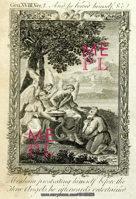 : Abraham before the three angels : Abraham before the three angels