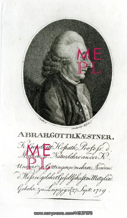  : Abraham Gotth Kaestner - Mathematician and Physicist
