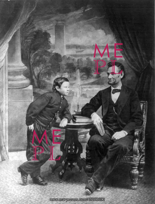 : Abraham Lincoln (1809-1856) and his son ? : Abraham Lincoln (1809-1856) and his son ?