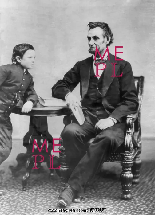 : Abraham Lincoln (1809-1856) and his son ? : Abraham Lincoln (1809-1856) and his son ?