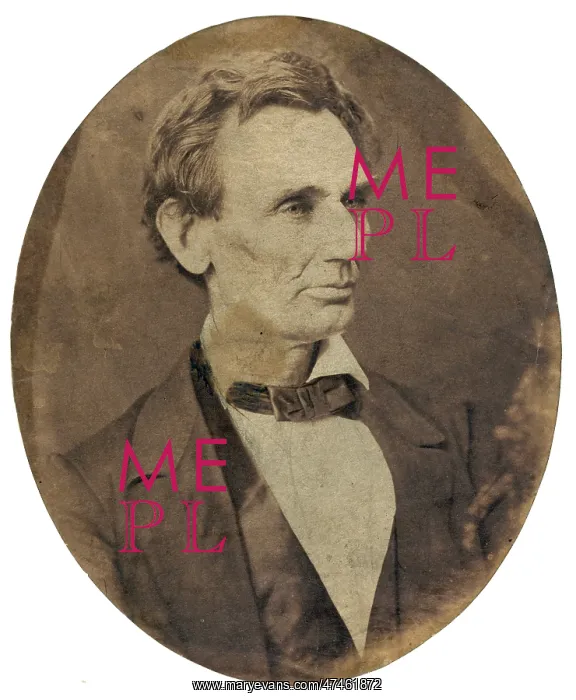 : Abraham Lincoln, candidate for US president. Head-and-should : Abraham Lincoln, candidate for US president. Head-and-should