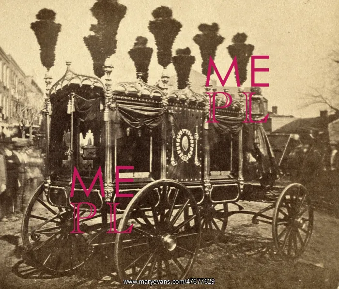 : Abraham Lincoln, Funeral Wagon, 1865 : Abraham Lincoln, Funeral Wagon, 1865