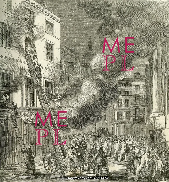 : Abraham Wivell's Improved Fire Escape : Abraham Wivell's Improved Fire Escape