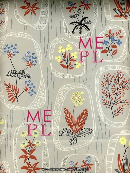 : Abstract floral wallpaper design by Duke : Abstract floral wallpaper design by Duke