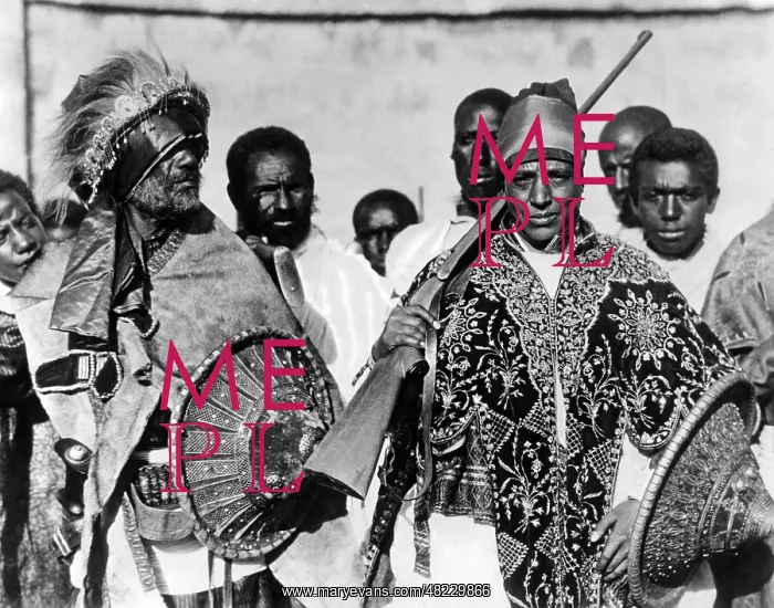 : Abyssinian dignitaries, 1930 : Abyssinian dignitaries, 1930