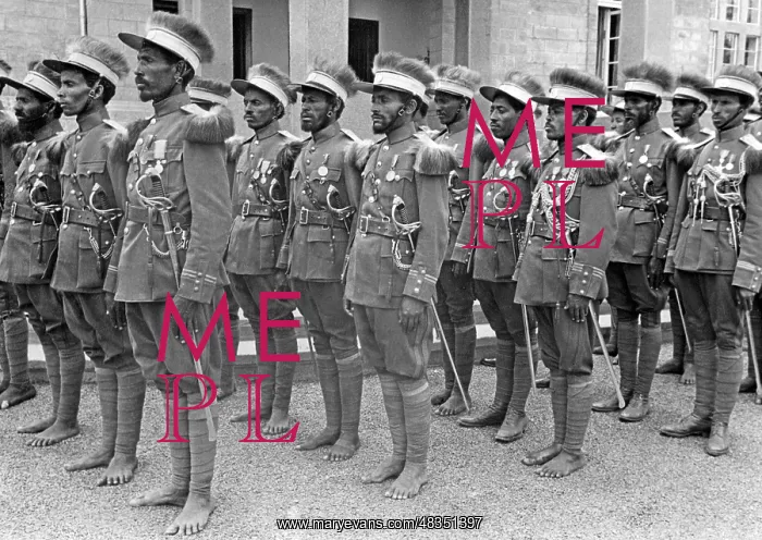 : Abyssinian troops, 1935 / 36 : Abyssinian troops, 1935 / 36