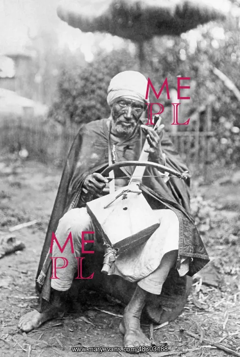 : Abyssinian violinist, 1928 : Abyssinian violinist, 1928