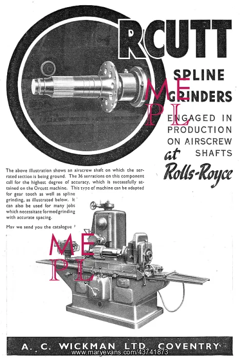 : A.C. Wickman RCutt Spline Grinders : A.C. Wickman RCutt Spline Grinders