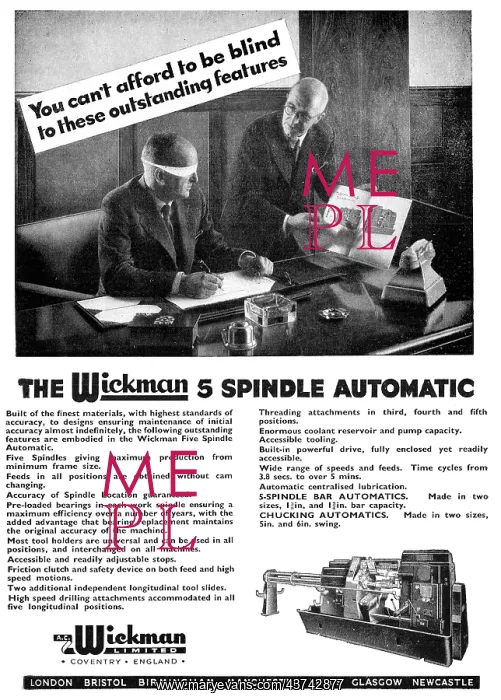 : A.C. Wickman Wimet Machine Tools & Tool Tips : A.C. Wickman Wimet Machine Tools & Tool Tips