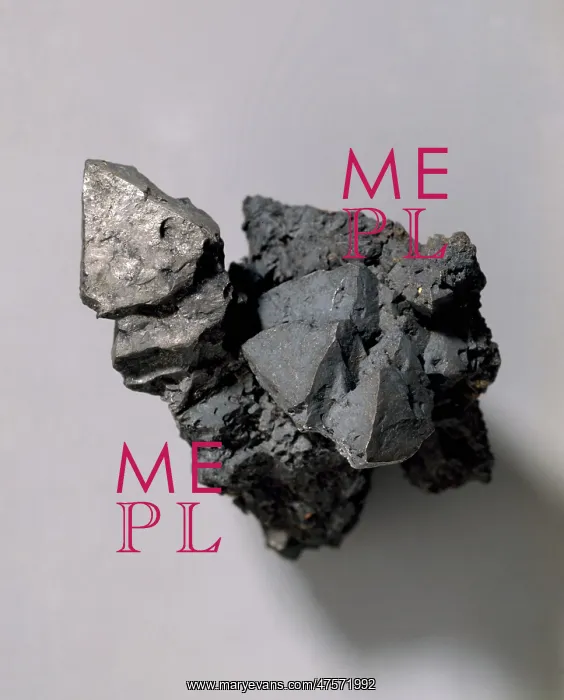 : Acanthite. A specimen of the mineral acanthite : Acanthite. A specimen of the mineral acanthite