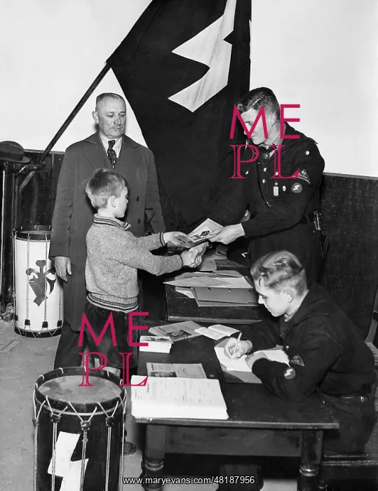 : Acceptance into the Deutsches Jungvolk, 1937 : Acceptance into the Deutsches Jungvolk, 1937