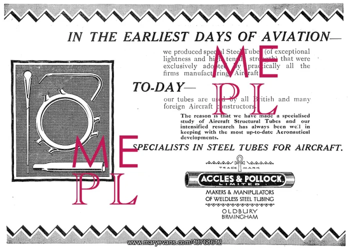 : Accles & Pollock From The Earliest Days Of Aviation : Accles & Pollock From The Earliest Days Of Aviation