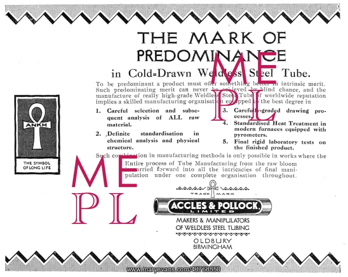 : Accles & Pollock: the Mark Of Predominance : Accles & Pollock: the Mark Of Predominance