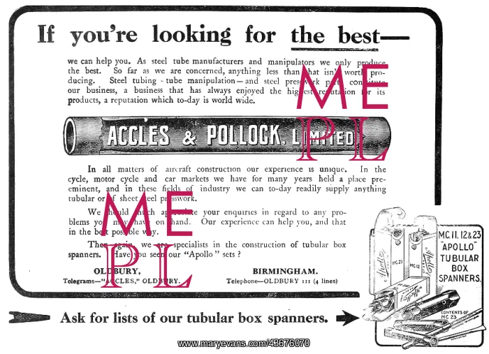 : Accles & Pollock Steel Tubing : Accles & Pollock Steel Tubing
