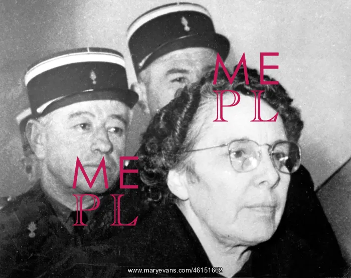 : Accused Murderer Marie Besnard : Accused Murderer Marie Besnard
