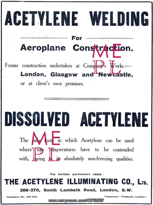 : Acetylene Illuminating Co: Dissolved Acetylene : Acetylene Illuminating Co: Dissolved Acetylene
