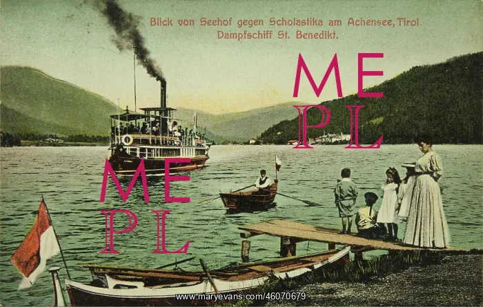  : Achensee. View from Seehof against Scholastika