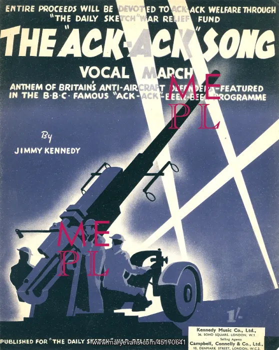 : The Ack-Ack Song : The Ack-Ack Song