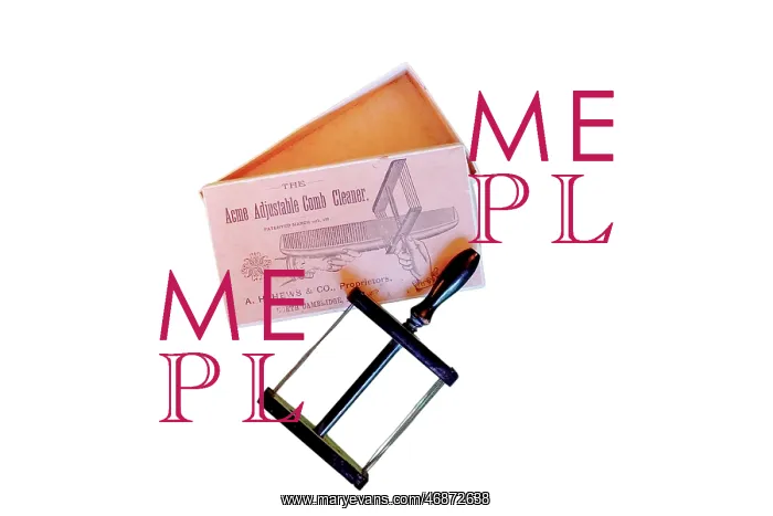 : Acme adjustable comb cleaner with box : Acme adjustable comb cleaner with box