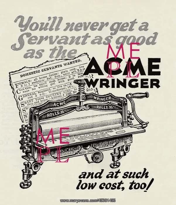  : Acme clothes wringer