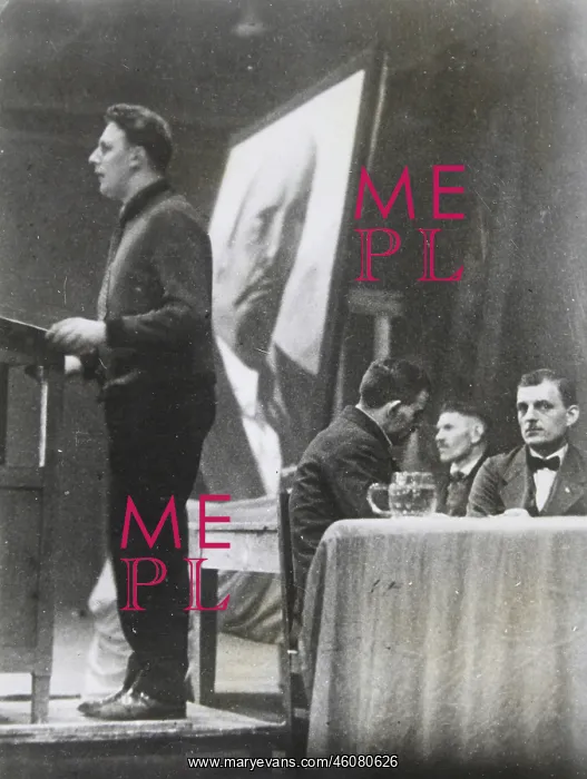 : Acommunist leader is delivering a speech : Acommunist leader is delivering a speech