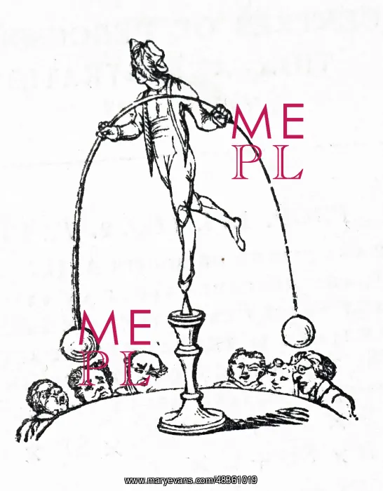 : Acrobat. From William Emerson, The Principles : Acrobat. From William Emerson, The Principles