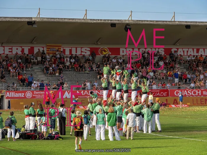: Acrobats, Gilbert Brutus Stadium, Perpignan, France : Acrobats, Gilbert Brutus Stadium, Perpignan, France