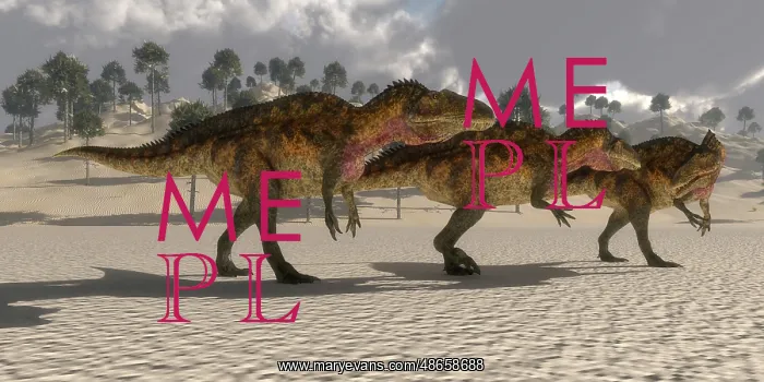 : Acrocanthosaurus theropod dinosaurs search for prey : Acrocanthosaurus theropod dinosaurs search for prey