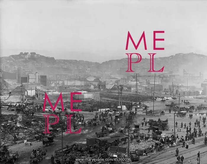 : Activity among the ruins of the San Francisco earthquake : Activity among the ruins of the San Francisco earthquake