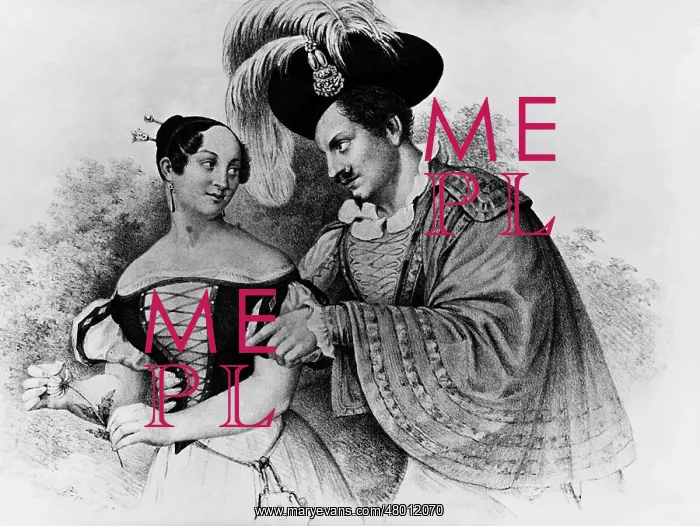 : Actor of Faust and Marguerite in Faust : Actor of Faust and Marguerite in Faust