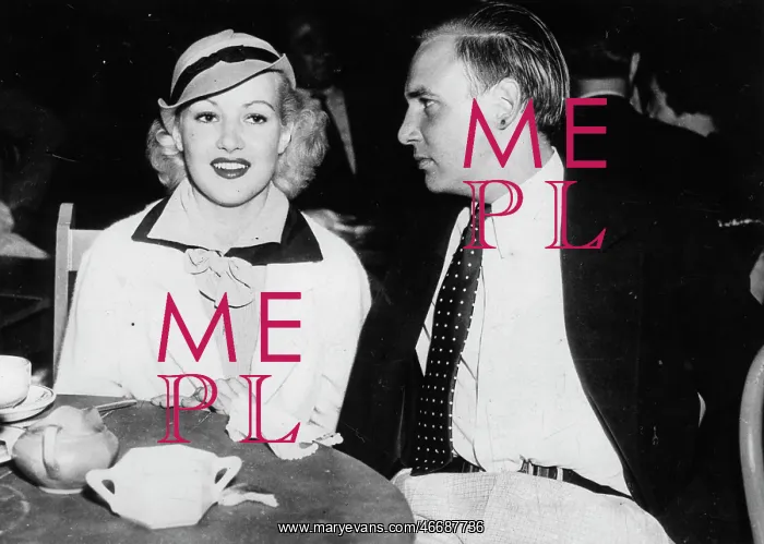 : Actor Jackie Coogan and Betty Grable : Actor Jackie Coogan and Betty Grable