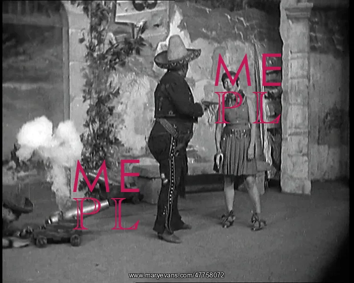 : The Actor Lupino Lane Lining Up a Small Cannon : The Actor Lupino Lane Lining Up a Small Cannon
