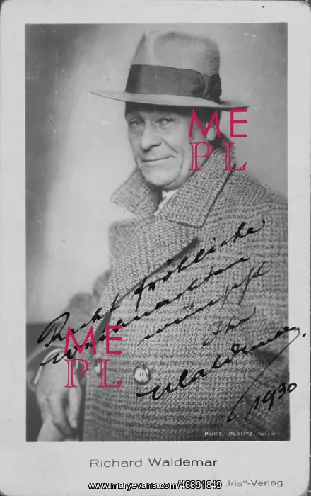 : The actor Richard Waldemar (1869-1946) : The actor Richard Waldemar (1869-1946)