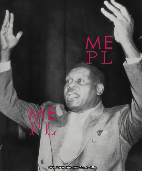 : Actor and singer Paul Robeson testifying against : Actor and singer Paul Robeson testifying against